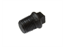 1/4" MALE BLANKING PLUG WITH SQUARE HEAD, MALLEABLE IRON